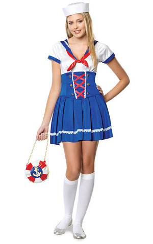 First Mate Sailor Teen Costume