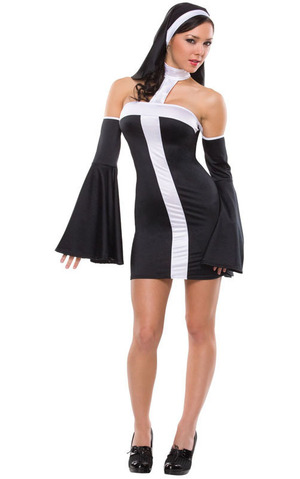 Naughty Nun Sexy Adult Costume