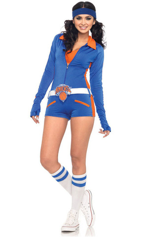 NBA NY Knicks Basketball Cheerleader Adult Costume